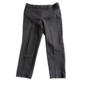 Talbots Gray Chatham Ankle Pants Herringbone Size 12P